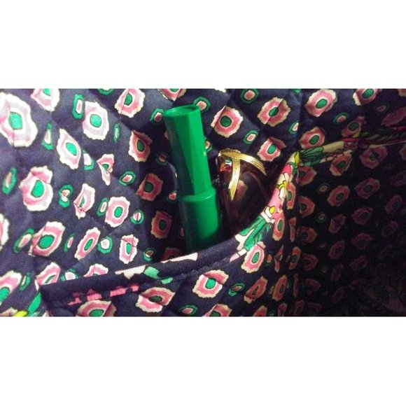Vera Bradley Tic-Tac-Toe Petal Paisley Tote Six Pockets - Picture 6 of 7